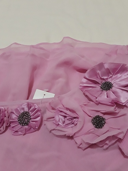 Bebe One shoulder peplum top - Picture 3 of 4